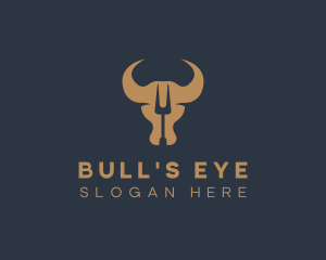 Bull Steak House logo design