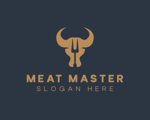 Bull Steak House logo design