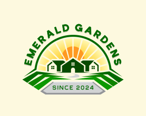 Lawn Yard Landscaping logo design