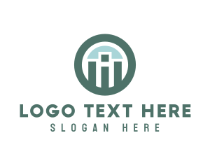 Architecture - Modern Graph Building Letter I logo design