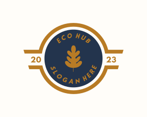 Eco Nature Leaf logo design