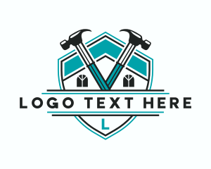 Hammer Roof Repair logo design