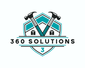 Hammer Roof Repair logo design