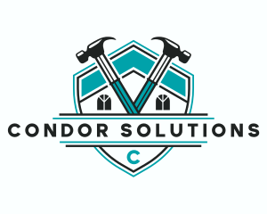 Hammer Roof Repair logo design