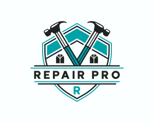 Hammer Roof Repair logo design