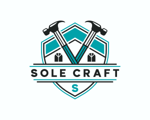 Hammer Roof Repair logo design