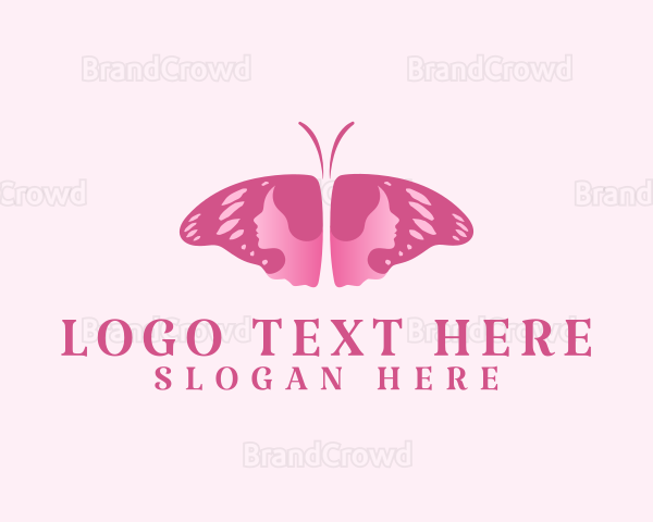 Butterfly Feminine Skincare Logo