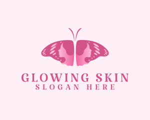 Butterfly Feminine Skincare logo design