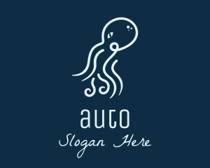 Blue Ocean Octopus Logo