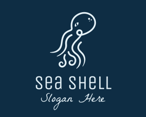 Blue Ocean Octopus logo design