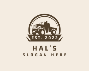 Transportation - Farm Truck Transport logo design