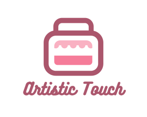 Pink Bag Stall logo design