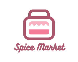 Pink Bag Stall logo design