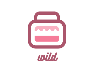 Shopping - Pink Bag Stall logo design