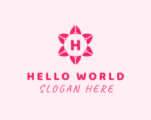 Mandala Flower Arrangement logo design