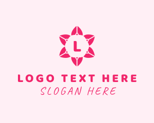 Mandala Flower Arrangement Logo