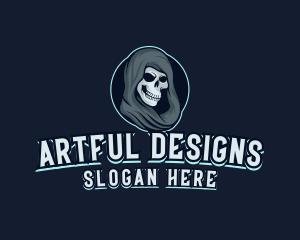 Grim Reaper Gaming logo design