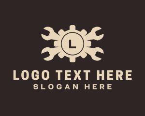 Lettermark - Cog Wrench Toolbox logo design