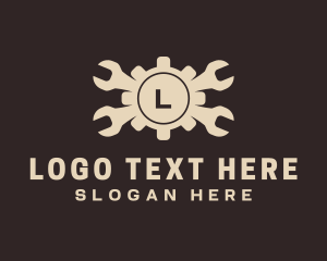 Cogwheel - Cog Wrench Toolbox logo design