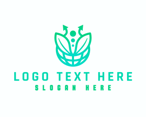 Globe - Global Natural Leaf logo design