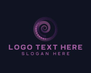 Spiral - Swirl Tech Innovation logo design