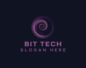 Swirl Tech Innovation logo design