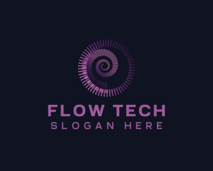 Swirl Tech Innovation logo design