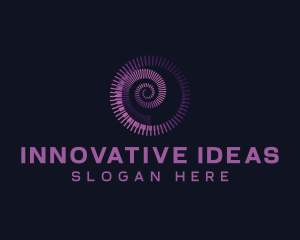 Swirl Tech Innovation logo design