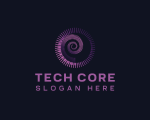 Swirl Tech Innovation logo design