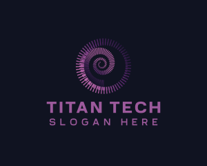 Swirl Tech Innovation logo design