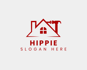 Hardware - Home Roof Repair logo design
