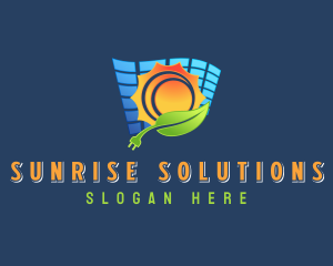 Eco Solar Energy logo design