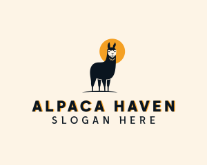 Alpaca - Llama Wild Animal logo design