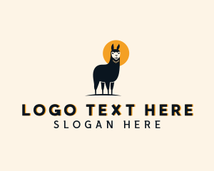 Animal - Llama Wild Animal logo design