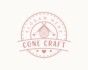 Knitting Crochet Garment logo design