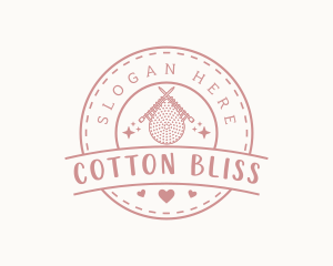 Cotton - Knitting Crochet Garment logo design