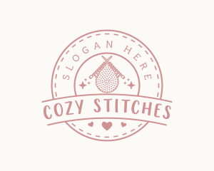 Knitting - Knitting Crochet Garment logo design