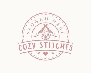 Knitting Crochet Garment logo design