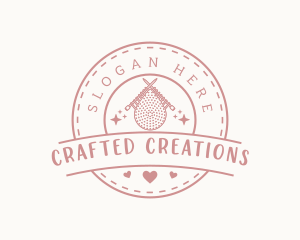 Knitting Crochet Garment logo design