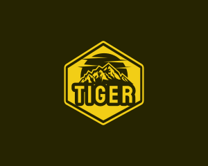 Traveler - Mountain Camp Peak logo design