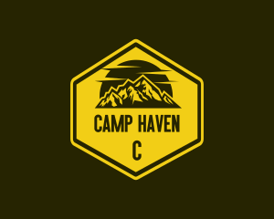 Mountain Camp Peak logo design