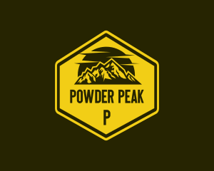 Mountain Camp Peak logo design