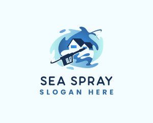 Home Sanitation Pressure Wash logo design