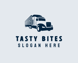 Retro Freight Trucking Logo