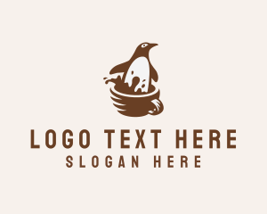 Restaurant - Coffee Penguin Cafe logo design