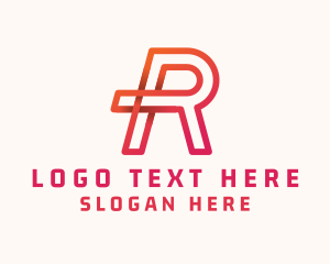 Creative Company Letter R Logo