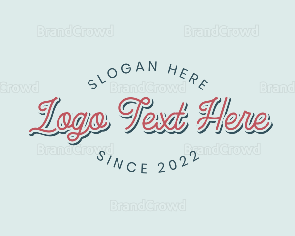 Rustic Script Style Logo