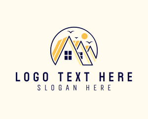 House Roofing Property Logo