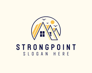 House Roofing Property Logo