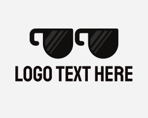 View - Black Mug Shades logo design